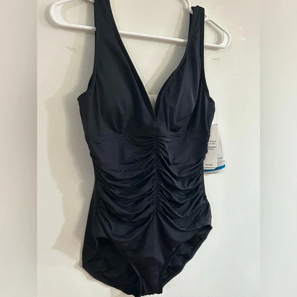 New w/tags  Coco Reef Black One Piece Swimsuit or Bodysuit 12 L - Picture 4 of 7